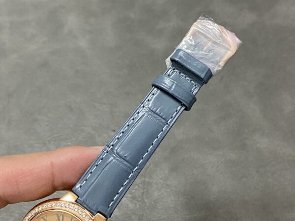 WJBB0076 Cartier 33mm Ballon Bleu Automatic Watch with Roman Numeral Dial and Smooth Bezel - Image 5