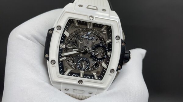 Hublot 42mm Spirit Of Big Bang with White Case and White Rubber Strap - Image 2