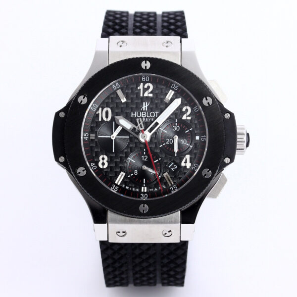Hublot Big Bang 301.SB.131RX 44mm Stainless Steel with Black Dial and Black Rubber Strap