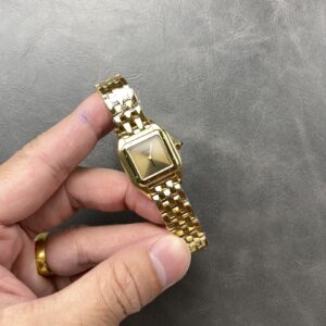 Small Cartier Panthere 22*30mm Watch with Gold Dial