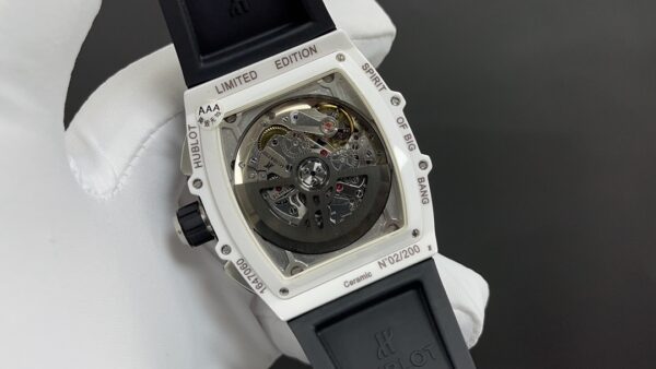 Hublot 42mm Spirit Of Big Bang with White Case and White Rubber Strap - Image 6