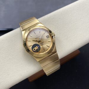 Omega Constellation Series 38Mm 123.50.38.21.08.001 With Gold Dial