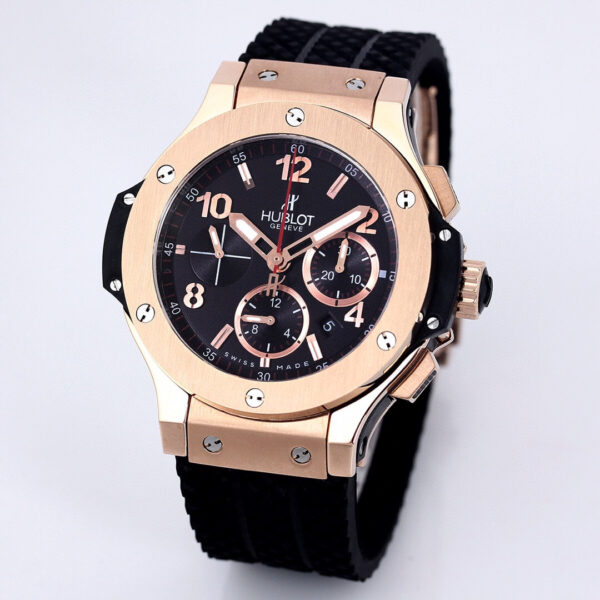 Hublot Big Bang 301.PX.130.RX Men's 44mm Stainless Steel with Black Dial and Black Rubber Strap - Image 2