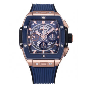 Hublot 42mm Big Bang Blue Case 642.OL.7180.RX with Blue Dial and Blue Rubber Strap