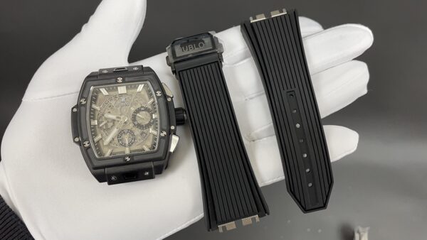 Hublot 42mm Spirit Of Big Bang with Black Case and Black Rubber Strap - Image 4