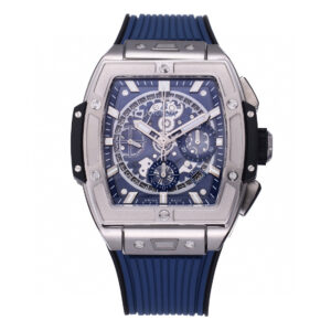 Hublot 42mm Big Bang 642.NL.7170.RX with Blue Dial and Blue Rubber Strap