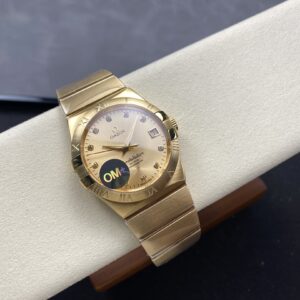 Omega Constellation Series 38Mm 123.50.38.21.58.001 With Gold Dial