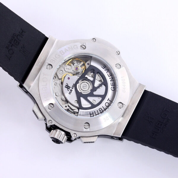 Hublot Big Bang 301.SX.130.RX 44mm Stainless Steel with Black Dial and Black Rubber Strap - Image 6