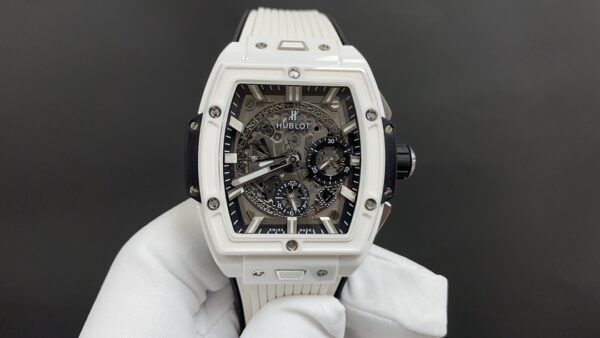 Hublot 42mm Spirit Of Big Bang with White Case and White Rubber Strap - Image 3