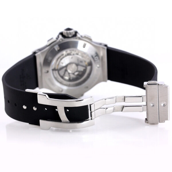 Hublot Big Bang 301.SM.1770.RX Men’s Silver Case 44mm Stainless Steel with Black Dial and Rubber Strap. - Image 7