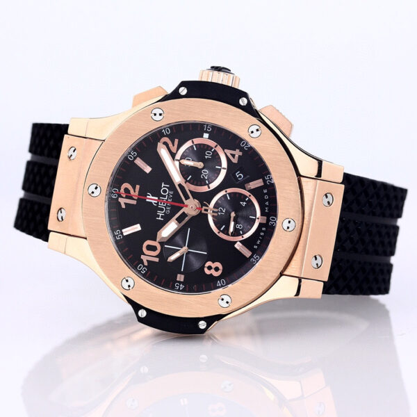 Hublot Big Bang 301.PX.130.RX Men's 44mm Stainless Steel with Black Dial and Black Rubber Strap - Image 4
