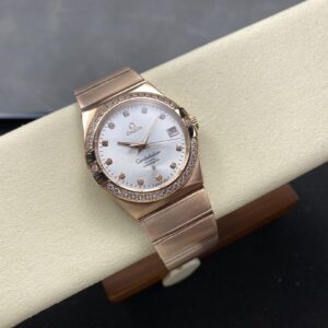 Omega Constellation Series 35Mm 123.55.38.21.52.001 With Silver Dial