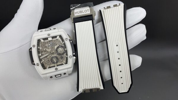 Hublot 42mm Spirit Of Big Bang with White Case and White Rubber Strap - Image 7