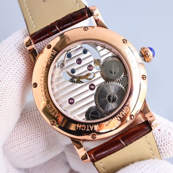 Cartier Rotonde de Cartier Tourbillon W1556230 Watch with White Dial 45mm - Image 4